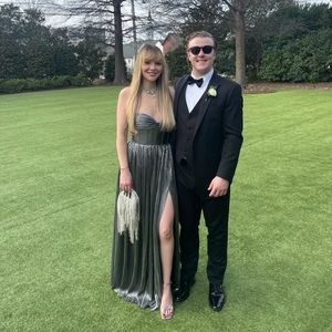 Bronx and Banco Florence Gown Silver size M